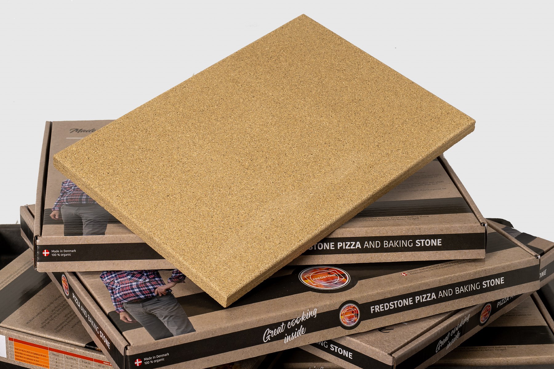 Fredstone pizzasten 35,0 x 40,0 x 1,6 cm. til Green Mountain Grills