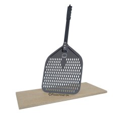 Pizzakit: Fredstone pizza- og bagesten 60,0 x 30,5 cm. i 2,0 cm. og Fredstone pizzaspade.
