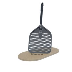 Pizzakit: Dobbelt Fredstone pizzasten til Q 300, Q 320, Q 3000, Q 3200 i 1,6 cm incl. pizzaspade.