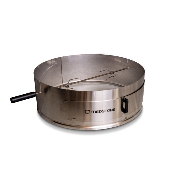 Pizzaindsats til 57 cm kuglegrill. Incl. pizzaspade og Fredstone  36 cm.