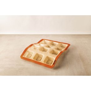 Fransk Silikoneform Savarins Firkant  Silpat