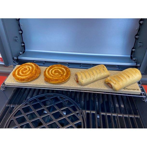 Fredstone Bagesten til varmehylde 11 x 52 cm.