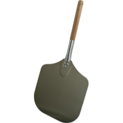 Pizzaspade Aluminiums spade med tr hndtag
