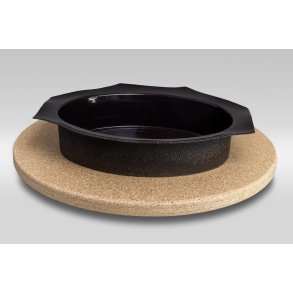 Fredstone Bagest bestr af: Fredstone  36 cm. & Silpat Oval Silikoneform 