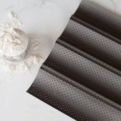 Baguette form / flute bageplade - non stick