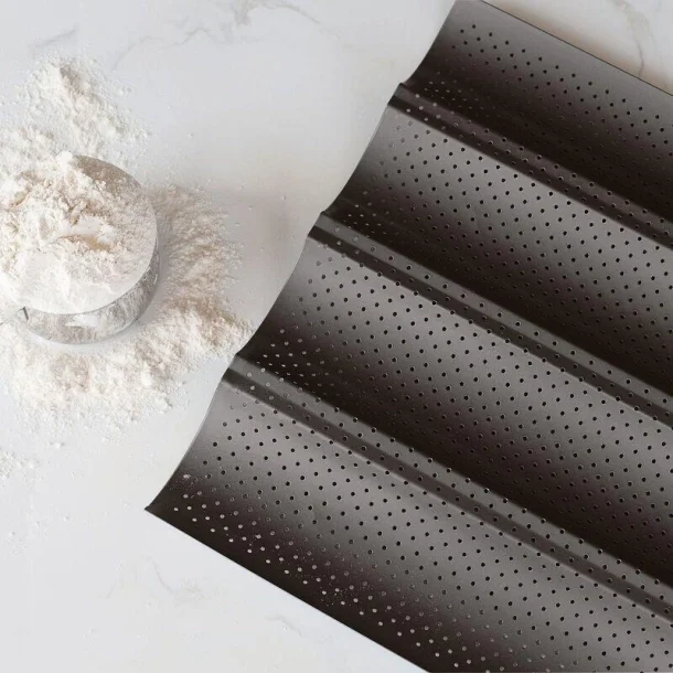 Baguette form / flute bageplade - non stick