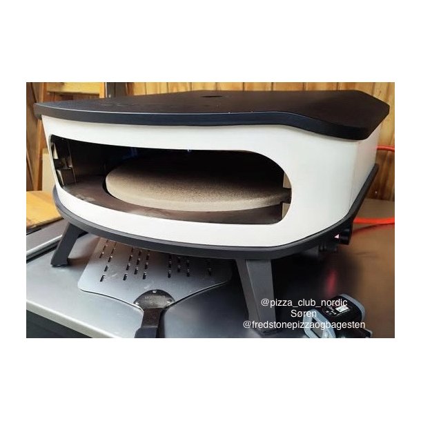 Fredstone pizzasten til Cozze 17" Pizzaovn med roterbar pizzasten