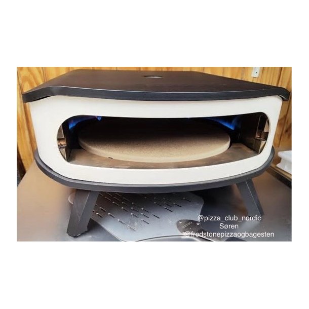 Fredstone pizzasten til Cozze 17" Pizzaovn med roterbar pizzasten